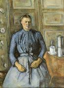 Paul Cezanne Woman with Coffee Pot (mk09) USA oil painting reproduction